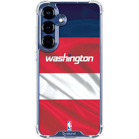 NBA Washington Wizards Away Jersey Galaxy S25 Clear Case